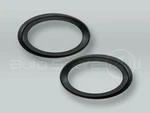 Black Front Fog Lamp Bezel Trim Pair Fits 2007-2009 Mb E-class W211. Fixed Price $45.90.