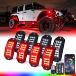 Xprite 8 Pods Rgb Led Rock Light Underbody Neon Kit Bluetooth & Remote Atv Utv. Fixed Price $69.99.