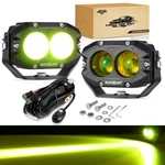Auxbeam 4" Led Work Light Bar Amber Yellow Fog Pods For Dodge 1500 2500 3500. Fixed Price $79.89.