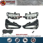 For 2017-2019 Toyota Corolla Fog Lights Lamps Kit Model- Xle. Fixed Price $36.99.