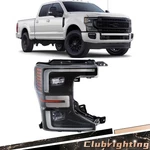 FORD-F350 Superduty 2020 2021 2022 Headlights Headlamps Right Black Full Led. Fixed Price $344.90.