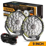 Auxbeam 360-PRO Series 9 Inch Round Off Road Lights 270W Led Driving Pods. Fixed Price $229.49.