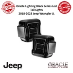 Oracle Lighting Black Series Led Tail Lights Smoked For 2018-23 Jeep Wrangler Jl. Fixed Price $269.29.