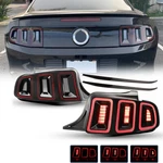 Tail Lights 2010-2014 Ford Mustang Full Led W/ Sequential Black Brake Lamps. Fixed Price $219.99.