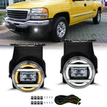 Led Fog Lights Bumper Lamps+drl For 2003-2006 Gmc Sierra 1500 2500 Hd 3500. Fixed Price $71.99.