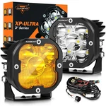 Auxbeam 3" 80W Led Light Cube Bar Spot Flood Pods Driving Fog Lamp Offroad. Fixed Price $127.49.