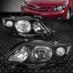 For 09-10 Toyota Corolla Black Housing Clear Corner Headlight Replacement Lamps. Fixed Price $76.88.