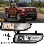 Fog Lights For 2022-2025 Nissan Frontier Black Clear Lens W/switch+wiring Kit. Fixed Price $61.99.