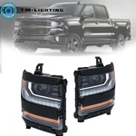 Headlights For Chevy Silverado 1500 2016 17 2018 Hid/xenon W/led Drl Right&left. Fixed Price $155.59.