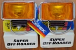 Nos Vintage Dick Cepek Super Off-roader 7.75" Amber Fog Lights Pair W/ Covers. Fixed Price $395.00.