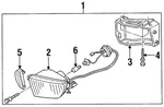 Genuine Nissan Fog Lamp Assembly 26155-40U25. Fixed Price $324.84.