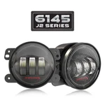 Jw Speaker 0554573 6145 J2 Series 4" Round Led Fog Lights With Black Bezels. Fixed Price $299.95.