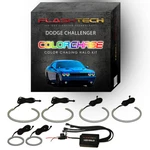 Colorchase Waterproof Halo Kit For 08-14 Dodge Challenger Headlight & Fog Lights. Fixed Price $279.30.