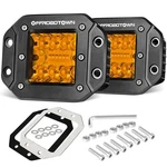 Flush Mount Led Pods, Offroadtown 2PCS 5'' 78W 5INCH Amber,. Fixed Price $42.96.