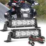 2X6" Led Headlight Driving Lamp Kit & 7/8 Handlebars Dirt Bike Wiring. Fixed Price $49.98.