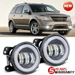 Pair 4 Inch Round Led Fog Lights Bumper Driving Lamp For Dodge Journey 2009-2018. Fixed Price $39.99.