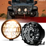 Kc Hilites Pair Universal 6" 100W Apollo Pro Halogen 4X4 Off-road Fog Lights. Fixed Price $172.00.