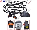 Front Fog Light Lamp Wiring Connectors Harness Chrysler 300 2005-2010 05059136AB. Fixed Price $14.99.