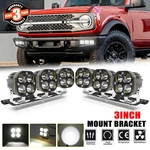 2021-2022 2023 24 Ford Bronco Front Bumper Led Fog Light Lamp 360W Combo Kit. Fixed Price $99.99.