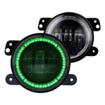For Jeep Wrangler 07-24 Escapade Series Halo Projector Led Fog Lights Drl. Fixed Price $88.52.