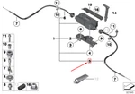 Bmw Gran Turismo F07 Left Parking Brake Bowden Cable 34436785428 10-16. Fixed Price $48.50.