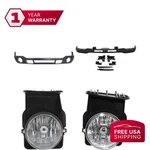 Front Bumper + Valance Fog Lights For 2003-2006 Gmc Sierra 1500 2500 3500. Fixed Price $504.30.
