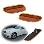 Pair Amber Front Side Marker Lights For Mercedes-benz W203 C32 C230 C280 C-class. Fixed Price $17.99.