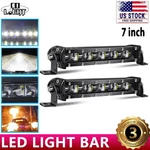 7INCH Slim Led Work Light Bar Single Row Spot Flood Offroad Driving Atv 4WD Suv. Fixed Price $23.99.