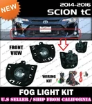 Complete Fog Light Kit For Scion 14 15 16 (w/ Switch+wiring+covers). Fixed Price $55.88.