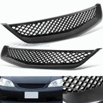 Jdm Type-r Style Black Mesh Abs Front Hood Grille Fit 01-03 Honda Civic. Fixed Price $18.95.