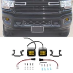 Amber Led Bumper Fog Light Lamp Kit For Ram 2500 3500 Big Horn 19-20 21 22 23 24. Fixed Price $52.19.