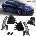 Rh&lh Fog Lamp Drl Running Light W/harness For Toyota Corolla Xse 2017-2019. Fixed Price $41.95.