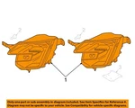 Ford Oem 16-17 Explorer Front Lamps-fog Assy FB5Z15200H. Fixed Price $366.43.