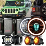 For Jeep Wrangler Jku 2007-2018 Led Rgb Headlights Tail Fog Turn Combo. Fixed Price $155.98.