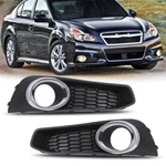 Pair Left+right Fog Light Black Bezel Trim Cover Set For 2013-2014 Subaru Legacy. Fixed Price $31.99.