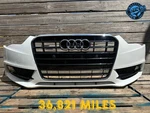 2013-2017 Audi A5 Front Bumper Grilles & Fog Lights Assembly (white T9 / Y9C). Fixed Price $1029.66.