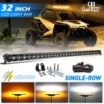 For 2020-2024 Polaris Rzr Pro Xp 32" Led Light Bar White/amber Fog Driving+wire. Fixed Price $59.99.