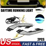 For 2020-2022 Toyota Corolla Front Bumper Led Daytime Running Drl Fog Lights. Fixed Price $41.99.