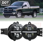 For Dodge Ram 1500 3500 2500 02-08 Auxbeam Dot Led Fog Lights Assembly White Drl. Fixed Price $79.99.