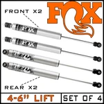 Fox Performance 2.0 Front & Rear Shocks Fit 2007-2018 Jeep Wrangler Jk 4-6" Lift. Fixed Price $809.95.