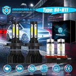 Ironwalls H4 9003+H11 H8 Led Headlight Fog Bulbs Kit For Toyota Tacoma 2012-2015. Fixed Price $34.99.