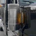 Peterbilt Louvered "glow Trim" Front Air Cleaner Led Light Bar Kit Amber. Fixed Price $299.99.