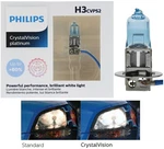 Philips Crystal Vision Platinum H3 55W Two Bulbs Fog Light Replacement Stock Fit. Fixed Price $40.85.