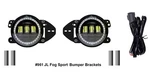 Quake Led QTE961 Wrangler Jl/gladiator 4" Fog Lights W/ White Drl Halo. Fixed Price $199.99.