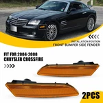 Amber Front Bumper Side Marker Reflector Lights For 2004-08 Chrysler Crossfire. Fixed Price $18.99.