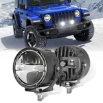 Pair 4" Inch Round Led Fog Lights Driving Lamp For Jeep Wrangler Jk Tj Lj Bumper. Fixed Price $64.89.