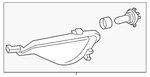 Genuine Hyundai Fog Lamp Assembly 92201-2M550. Fixed Price $374.18.
