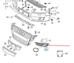 Audi A5 8F7 Left Fog Light Grille 8T0807681B01C 2011 No Duty To. Fixed Price $74.45.