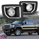 2015-2018 For Gmc Sierra Clear Lens Pair Fog Light Front Lamps+wiring+switch Kit. Fixed Price $58.99.