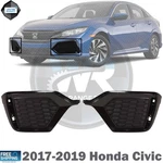 New Front Bumper Trim Pair Left & Right Side For 2017-2019 Honda Civic HO1138102. Fixed Price $130.20.